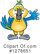 Macaw Clipart #1278651 by Dennis Holmes Designs