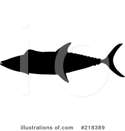 Royalty-Free (RF) Mackerel Clipart Illustration by Pams Clipart - Stock Sample #218389