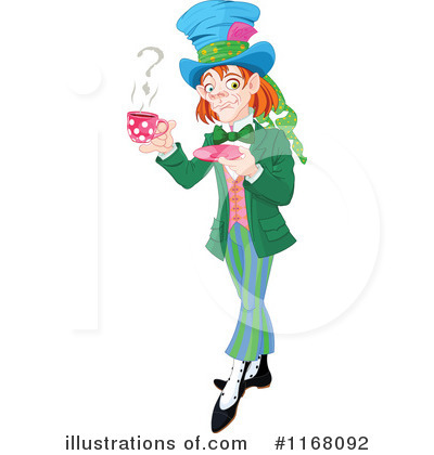Royalty-Free (RF) Mad Hatter Clipart Illustration by Pushkin - Stock Sample #1168092
