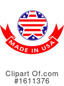 Made In America Clipart #1611376 by Vector Tradition SM