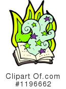 Magic Book Clipart #1196662 by lineartestpilot