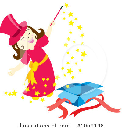 Magician Clipart #1059198 by Cherie Reve