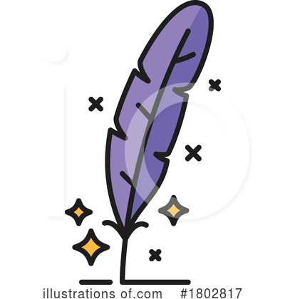 Feather Clipart #1802817 by Vector Tradition SM