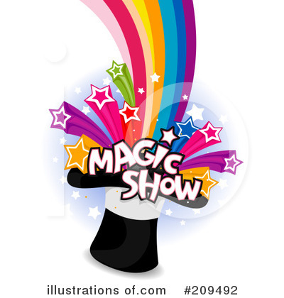 Royalty-Free (RF) Magic Show Clipart Illustration by BNP Design Studio - Stock Sample #209492