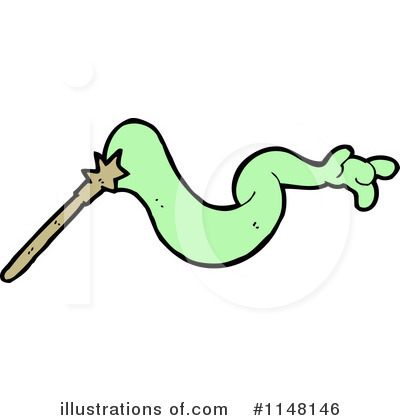Royalty-Free (RF) Magic Wand Clipart Illustration by lineartestpilot - Stock Sample #1148146