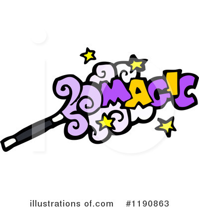 Royalty-Free (RF) Magic Wand Clipart Illustration by lineartestpilot - Stock Sample #1190863