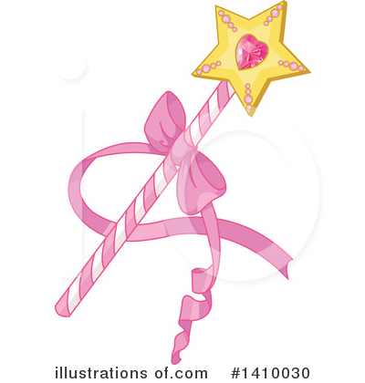 Royalty-Free (RF) Magic Wand Clipart Illustration by Pushkin - Stock Sample #1410030