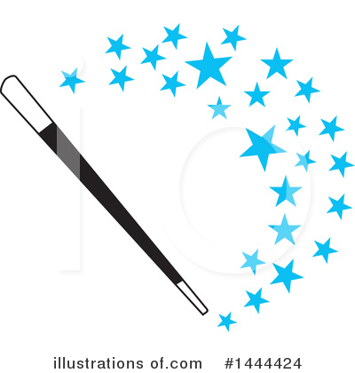 Royalty-Free (RF) Magic Wand Clipart Illustration by Johnny Sajem - Stock Sample #1444424