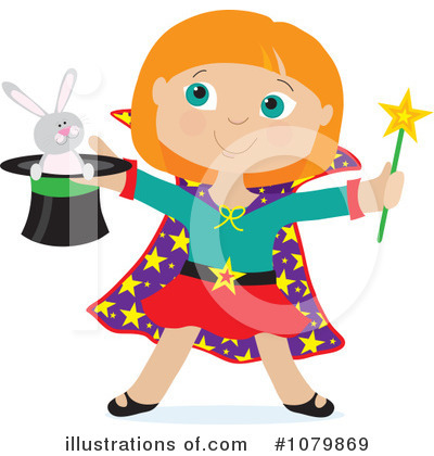 Royalty-Free (RF) Magician Clipart Illustration by Maria Bell - Stock Sample #1079869