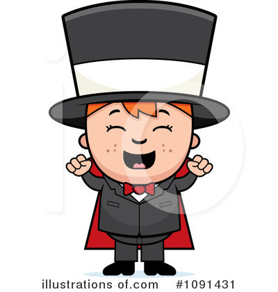 Magician Clipart #1091431 by Cory Thoman