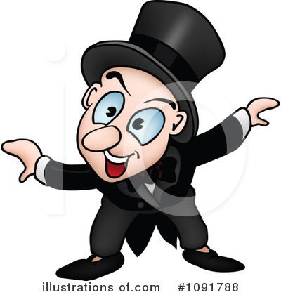 Royalty-Free (RF) Magician Clipart Illustration by dero - Stock Sample #1091788