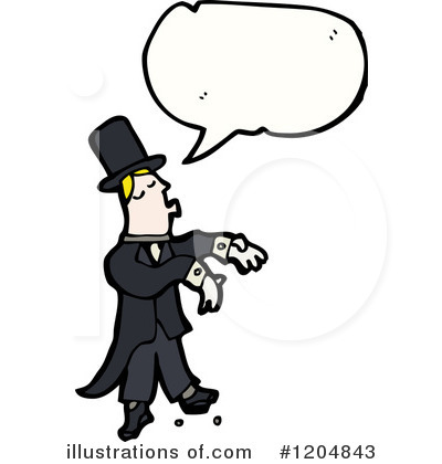 Royalty-Free (RF) Magician Clipart Illustration by lineartestpilot - Stock Sample #1204843