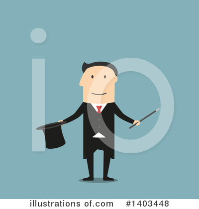 Royalty-Free (RF) Magician Clipart Illustration by Vector Tradition SM - Stock Sample #1403448