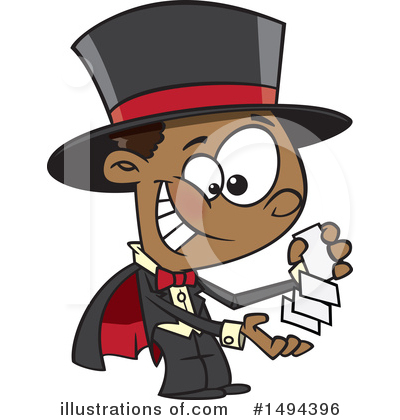 Royalty-Free (RF) Magician Clipart Illustration by toonaday - Stock Sample #1494396
