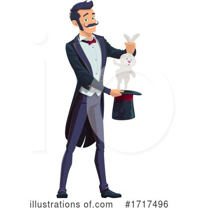 Royalty-Free (RF) Magician Clipart Illustration by Vector Tradition SM - Stock Sample #1717496