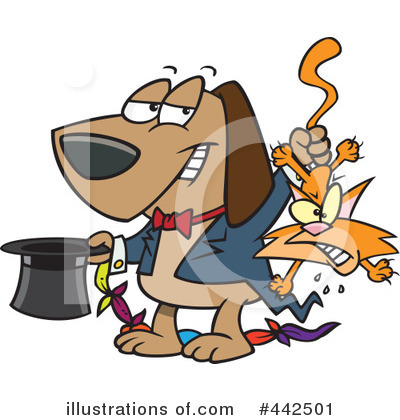 Royalty-Free (RF) Magician Clipart Illustration by toonaday - Stock Sample #442501