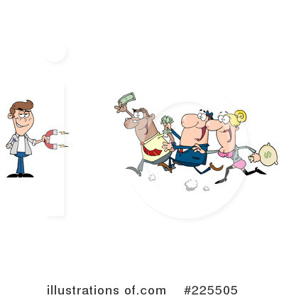 Royalty-Free (RF) Magnet Clipart Illustration by Hit Toon - Stock Sample #225505