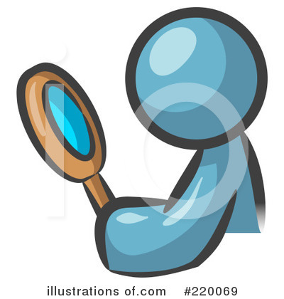 Royalty-Free (RF) Magnify Clipart Illustration by Leo Blanchette - Stock Sample #220069