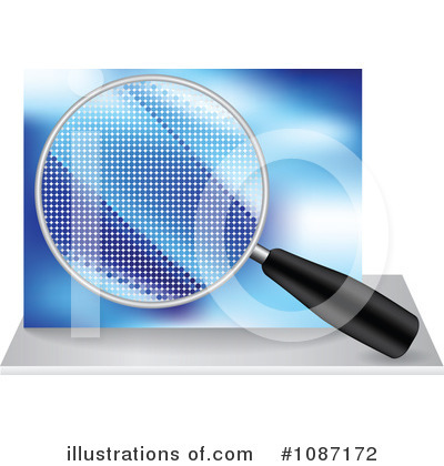 Royalty-Free (RF) Magnifying Glass Clipart Illustration by Andrei Marincas - Stock Sample #1087172