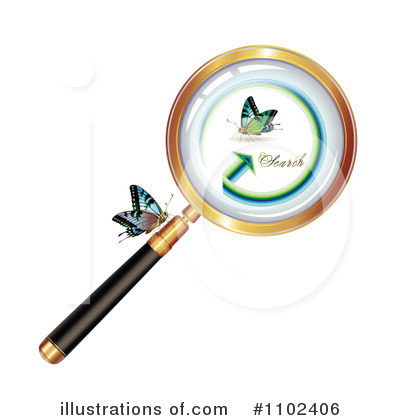 Magnifying Glass Clipart #1102406 by merlinul
