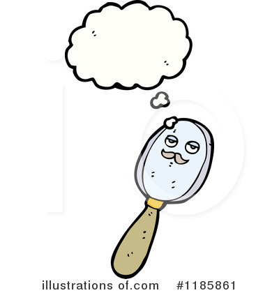Royalty-Free (RF) Magnifying Glass Clipart Illustration by lineartestpilot - Stock Sample #1185861