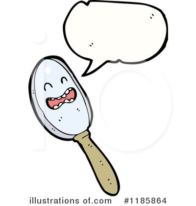 Royalty-Free (RF) Magnifying Glass Clipart Illustration by lineartestpilot - Stock Sample #1185864