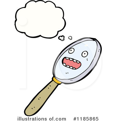 Royalty-Free (RF) Magnifying Glass Clipart Illustration by lineartestpilot - Stock Sample #1185865
