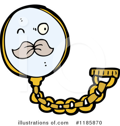 Royalty-Free (RF) Magnifying Glass Clipart Illustration by lineartestpilot - Stock Sample #1185870