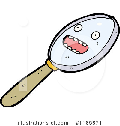 Royalty-Free (RF) Magnifying Glass Clipart Illustration by lineartestpilot - Stock Sample #1185871