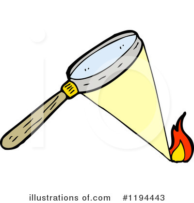 Royalty-Free (RF) Magnifying Glass Clipart Illustration by lineartestpilot - Stock Sample #1194443
