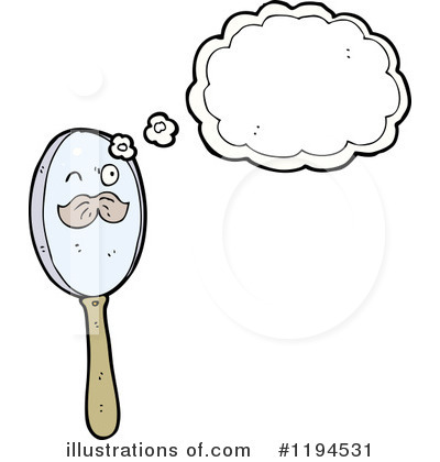 Royalty-Free (RF) Magnifying Glass Clipart Illustration by lineartestpilot - Stock Sample #1194531