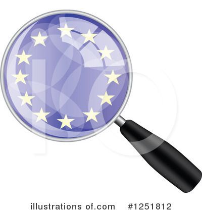 Royalty-Free (RF) Magnifying Glass Clipart Illustration by Andrei Marincas - Stock Sample #1251812