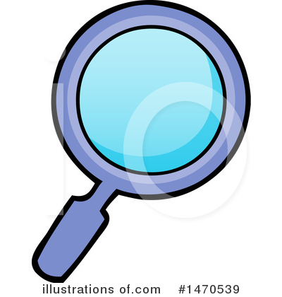 Royalty-Free (RF) Magnifying Glass Clipart Illustration by visekart - Stock Sample #1470539