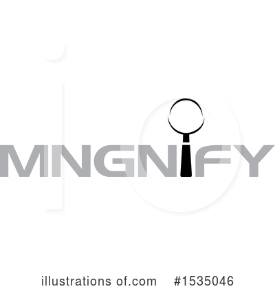 Royalty-Free (RF) Magnifying Glass Clipart Illustration by Lal Perera - Stock Sample #1535046