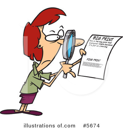 Fine Print Clipart #5674 by toonaday