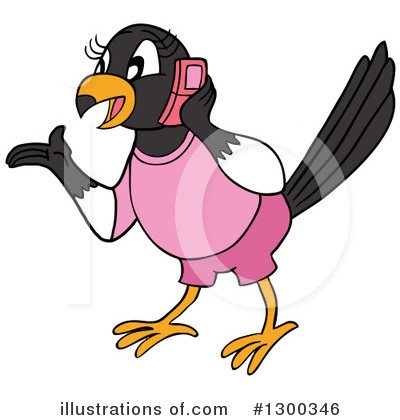Magpie Clipart #1300346 by LaffToon
