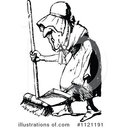 Sweeping Clipart #1121191 by Prawny Vintage