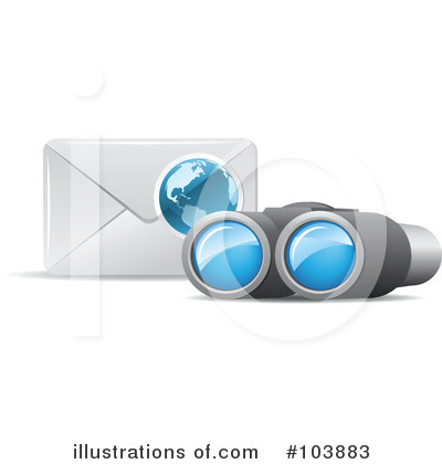 Royalty-Free (RF) Mail Clipart Illustration by Qiun - Stock Sample #103883