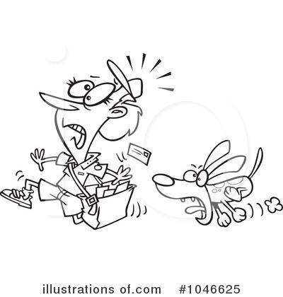 Royalty-Free (RF) Mail Clipart Illustration by toonaday - Stock Sample #1046625
