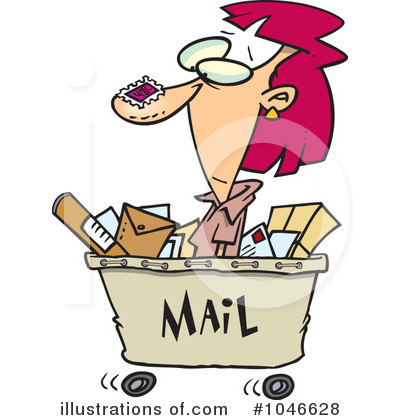 Mail Clipart #1046628 by toonaday