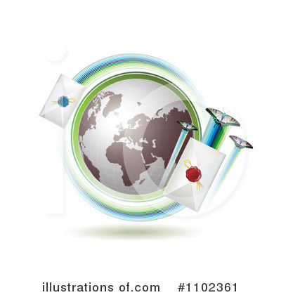 Globe Clipart #1102361 by merlinul