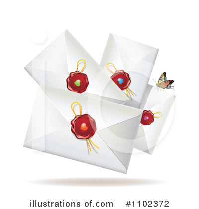 Royalty-Free (RF) Mail Clipart Illustration by merlinul - Stock Sample #1102372