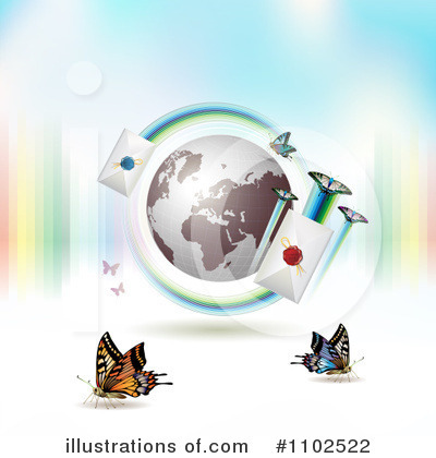 Royalty-Free (RF) Mail Clipart Illustration by merlinul - Stock Sample #1102522