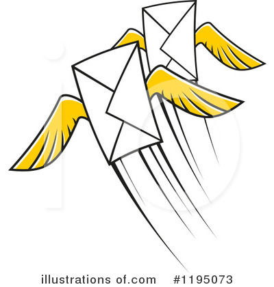 Air Mail Clipart #1195073 by Vector Tradition SM
