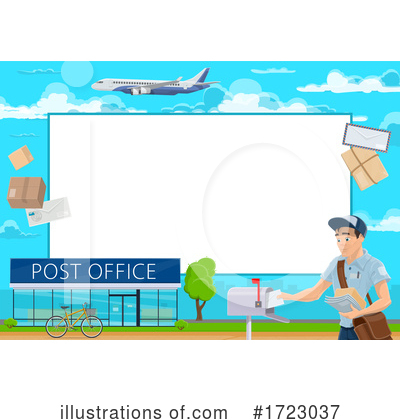 Mail Man Clipart #1723037 by Vector Tradition SM