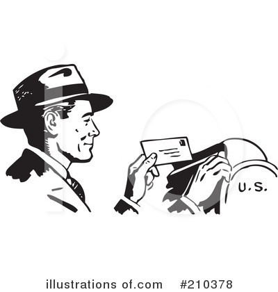 Postal Clipart #1217114 - Illustration by BestVector