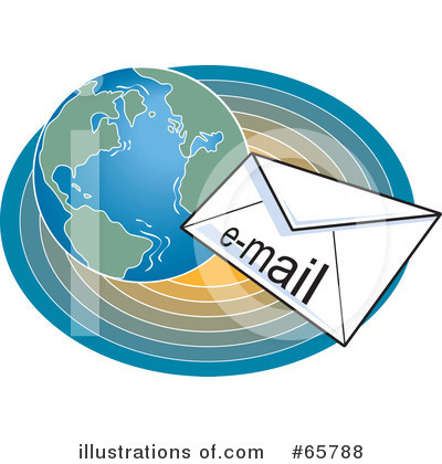 Royalty-Free (RF) Mail Clipart Illustration by Prawny - Stock Sample #65788