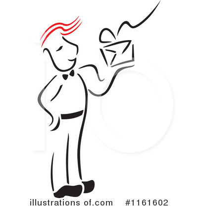 Royalty-Free (RF) Mail Man Clipart Illustration by Cherie Reve - Stock Sample #1161602