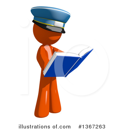 Royalty-Free (RF) Mail Man Clipart Illustration by Leo Blanchette - Stock Sample #1367263