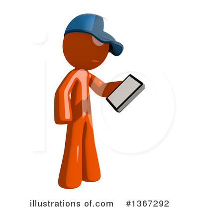 Royalty-Free (RF) Mail Man Clipart Illustration by Leo Blanchette - Stock Sample #1367292